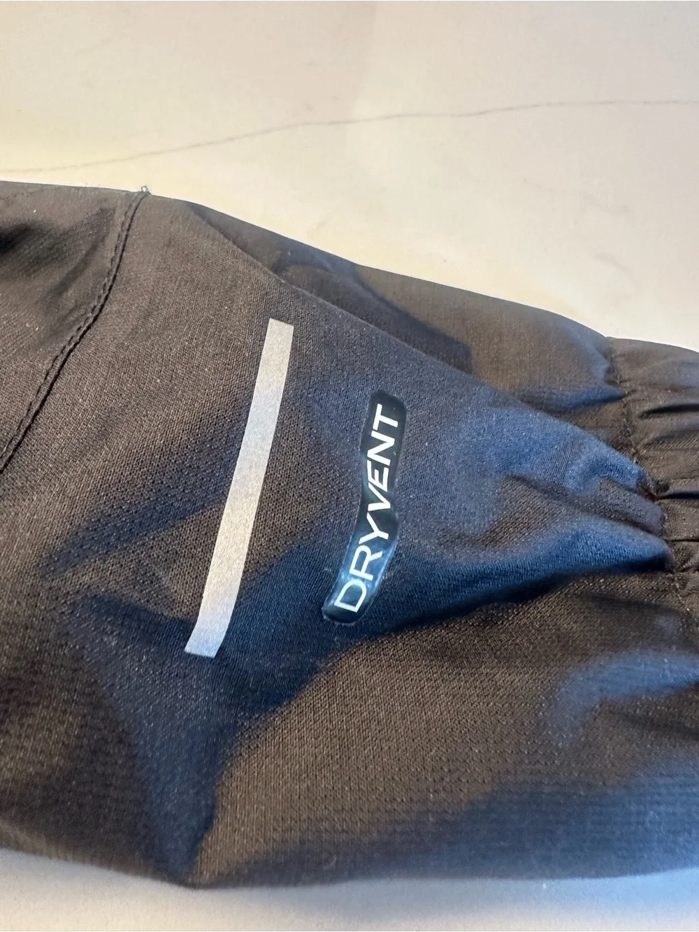 The North Face Kids Black Hooded Rain Jacket with Dry Vent